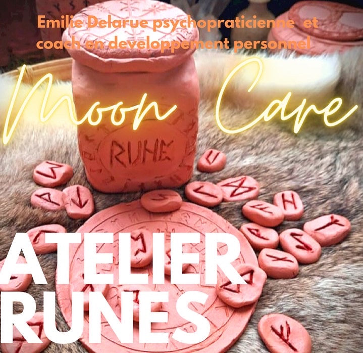 Atelier intuition et initiation aux runes semi précieuses carte cadeau 2024