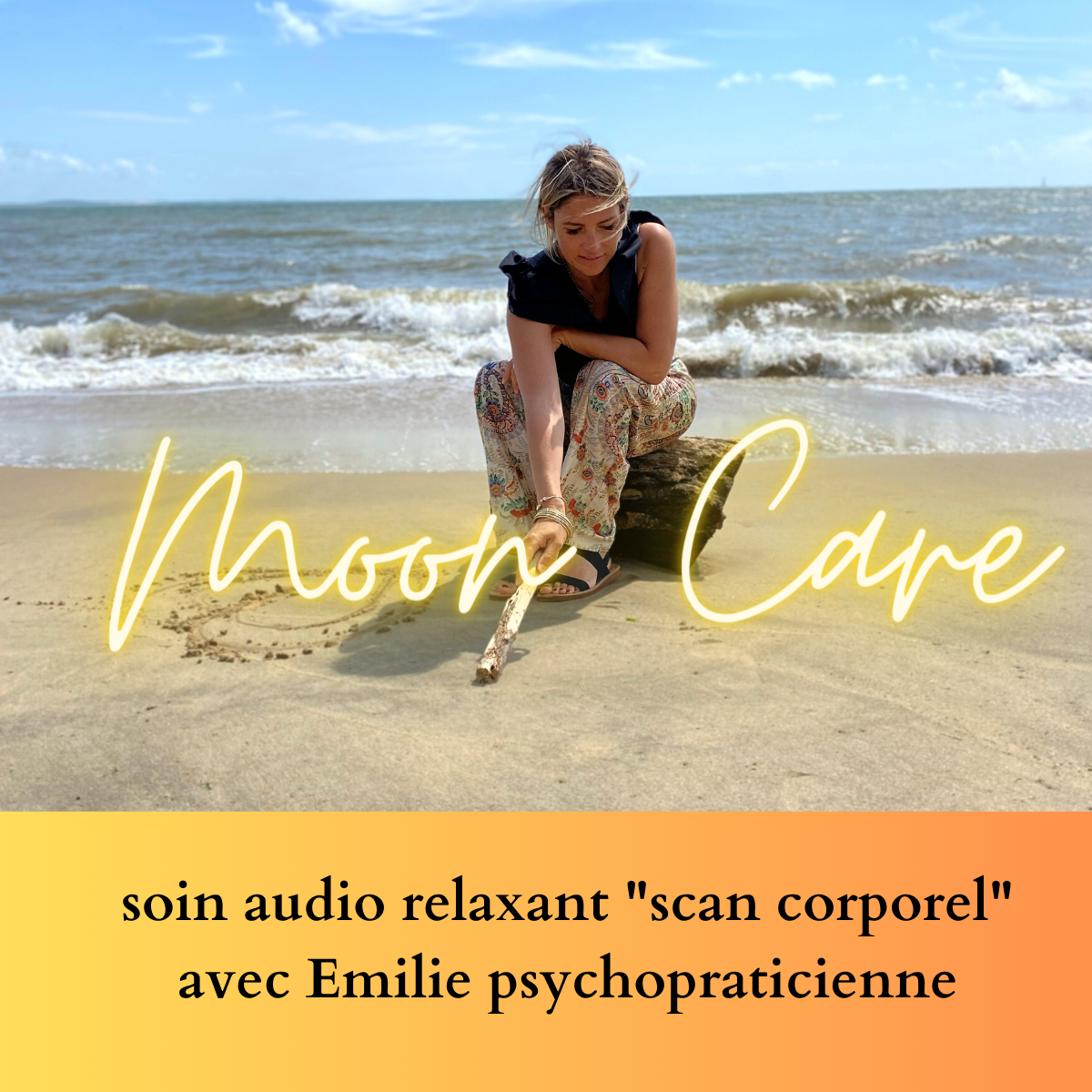 Soin audio relaxant "scan corporel" par Emilie