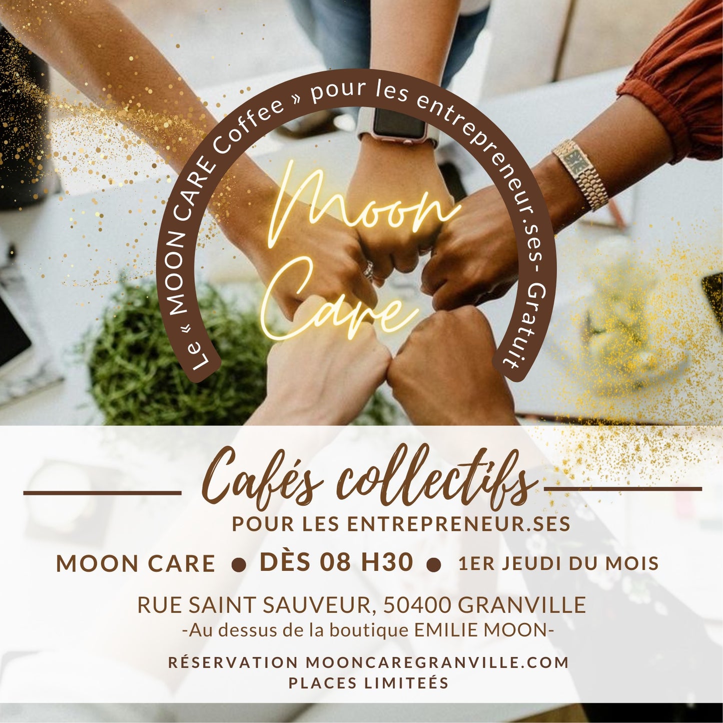 Le "Moon Care Coffee"  pour les entrepreneur.ses - Gratuit !